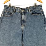 Pretty Little Thing High Rise Straight Leg Blue Denim Jeans Size 12 Photo 2