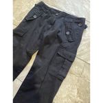 Sanctuary Black Cargo Mid Rise Straight Leg Pants Cotton 8 Photo 1