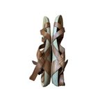 YOKONO Leather Sandals Ibiza Brown Terracotta womens size 8 Toe Loop Photo 7