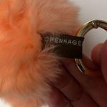 Faux Fur Coral Bunny Bag Charm Orange Photo 4
