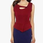 Homeyee Elegant Office Dress Red Size L Photo 0