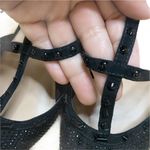 INC  Black Studded Evening Casual Dressy Heeled Sandal Photo 7