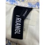 Triangl  Inesa Indigo Cream Floral Smocked Cheeky Two Piece Bikini Set Swimwear L Photo 2