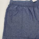 Old Navy  Linen Blend Drawstring Shorts Sz 3X New High Rise Cuffed Summer Preppy Photo 1