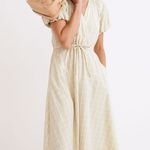 Madewell Plaid Tie-Waist Cottage Striped Midi Dress Size XS Photo 0