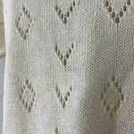 New Vintage Colleen's Collectables Medium Cream White Crochet Sweater Top Photo 10