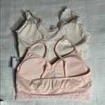 Elegant Lace Trim Bralette Set Photo 1