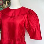 Lanz Salisbury Lanz Originals Vintage 1980s Red Skirt & Top Set Photo 12