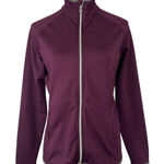 Gander Mtn. Full Zip Jacket Athletic Lightweight Purple Gray Trim Women Small Photo 0