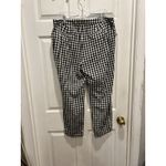 Talbots Chatham Ankle Pants Black White Gingham Check Women Size 16 Cottage Photo 6