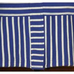 C Wonder Ladies Blue Nautical Striped 3/4 Sleeve Full Zip Cotton Knit Jacket 12 Photo 3