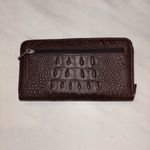 Excellent Quality Stone Mountain Dark Brown Crocodile Leather Wallet Photo 1