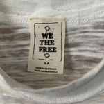 We The Free Free People  Sleeveless White Tank Top Womens Size Small Photo 2