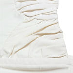 NICHOLAS Twill Gathered Sheath Dress White Ivory Size 14 Photo 10