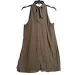 Taylor & Sage NWT  Olive & Gold Pleated Flowy Sleeveless Top Size Large Photo 2