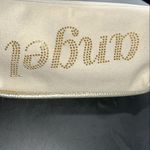 Victoria's Secret  Cream and Gold Cosmetic Case with Shimmer Photo 1