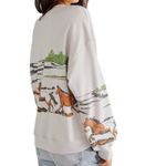 Daydreamer Running Horses Oversized Crewneck Size S New without Tag MSRP $124 Photo 1