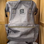 Source Unknown  Gray Backpack Minimalist Design Photo 0
