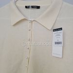 Woolover Collared Button Cashmere and Merino Knitted Sweater Size XL Photo 3