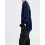 ZARA Navy Lace Insert V-Neck Tunic Top Size XS Photo 2