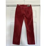 AG Adriano Goldschmied DAILY BLUE by ADRIANO GOLDSCHMIED Manya Corduroy Jeans Swing Burgundy Size 28 Photo 2