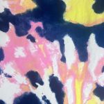 Bobbie Brooks Medium Blue Pink Tie Dye Hoodie Mini Dress NWOT Beach Cover Up Photo 3