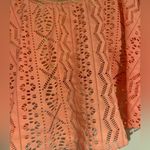 Xhilaration ‎ Melon Coral Crochet Adjustable Straps Bikini Top Women’s Large Photo 3