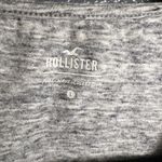 Hollister Juniors Long Sleeve Slim Fit Lace Up Grey Shirt Size L Large Photo 2