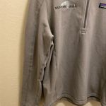 Patagonia Gray Fleece 1/4 Length Zip Sweater Photo 5