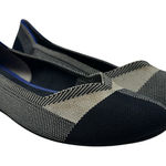 Rothy's  The Flat Captoe Black White Plaid‎ Check Retired Ballerina Size 10 Photo 0