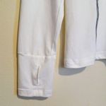 Zelos Seamed Long Sleeve Shirt-Small-White-Activewear-Thumb Hole-Contrast Stitch Photo 4