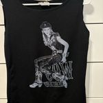 Y2K Howdy Cowgirl Top Black Size M Photo 3