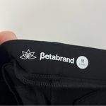 Betabrand  Black Straight Leg 7 Pocket Dress Pant Yoga Size Medium Long Photo 10