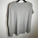 COS  Gray Knit Dolman Sleeve Crew Neck Top Women's Size Small Photo 2
