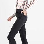 Madewell  Tall Cali Demi-Boot Jeans in Bellspring Wash:‎ Button-Front Edition 30T Photo 0