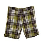 Billabong  Shorts Juniors 9 Used Brown Plaid Y2K Photo 0