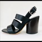 Salvatore Ferragamo Trezze 85mm Block Heel Slingback Leather Sandals Size 7.5 Photo 0