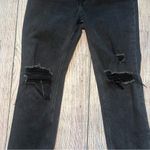 Abercrombie & Fitch Womens 27 Faded Black Ultra High Rise Straight Ankle Jeans Photo 2