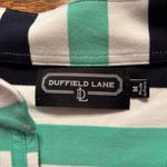 Duffield Lane Mint Green/Black/White Stripe Sleeveless Midi Shift Dress Size M Green Size M Photo 3