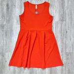 Seven7  Vibrant Orange Sleeveless Dress 1X Photo 2