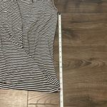 Banana Republic  Black and White Striped Sleeveless Blouse, Size XS Photo 3