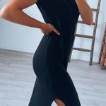 Antistar Black Casual Rounded Hen Midi Dress XS Photo 0