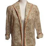 Painted Pony Beige, White, and Orange Blazer | NWOT| Size S Photo 0