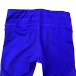 Athleta Royal Blue Cropped Activewear Mesh Curout Leggings Womens Small Photo 7