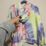 Nike  Semi-Cropped Tie Dye Hoodie Sweatshirt Photo 11