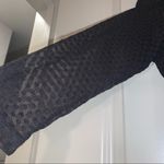 Lucca Couture Sheer Black Top with Polka Dots Photo 3