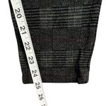 Tahari Pants Womens XL Gray Windowpane Plaid Stretch Knit Pull On Ankle Preppy Photo 7