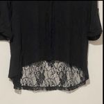 Paper Crane  black high-lo lace blouse Photo 3