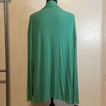 Three Dots Three‎ Dots Long Sleeve Green Cardigan Size XL Photo 2