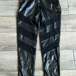 Pleather mesh inset leggings Black Size undefined Photo 0